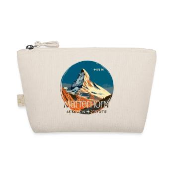 Coordonnées de randonnée souvenir Matterhorn Zermatt - Trousse biologique - nature - Devant