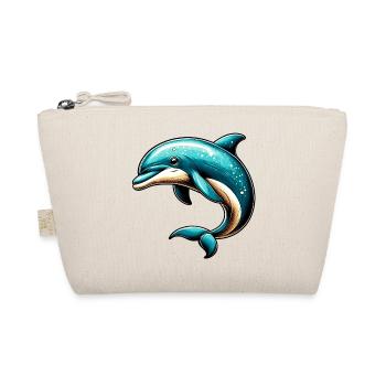 Delfin - Bio-Täschchen - Natur - Vorne