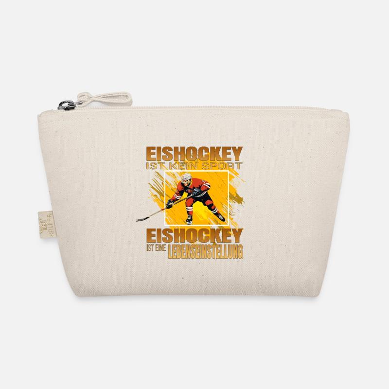 Eishockey ist kein Sport, Eishockey ist eine... - Bio-Täschchen - Natur