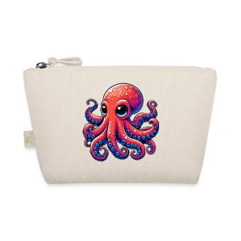 Krake - Bio-Täschchen - Natur - Vorne