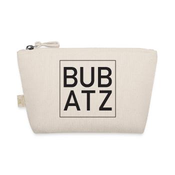 BUBATZ - Trendiges Minimalist Shirt - Bio-Täschchen - Natur - Vorne