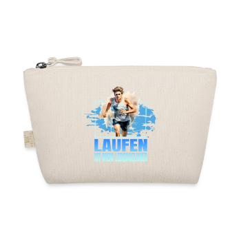 Laufen ist mein Lebenselixier - Bio-Täschchen - Natur - Vorne