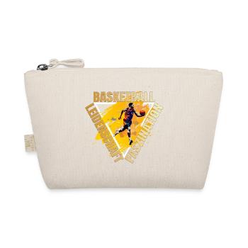 Leidenschaft - Faszination - Basketball - Bio-Täschchen - Natur - Vorne