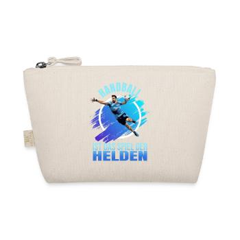 Handball ist das Spiel der Helden - Bio-Täschchen - Natur - Vorne