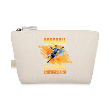 Handball ist mein Lebenselixier - Bio-Täschchen - Natur - Vorne