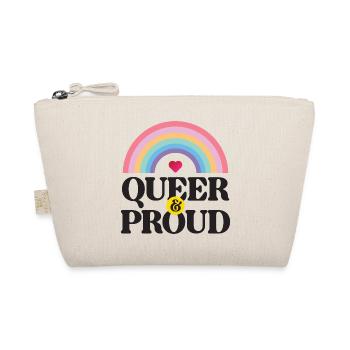 LGBT Pride Month - Queer and Proud - Organic Pouch - nature - Front
