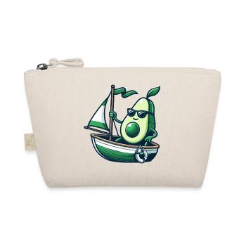 Coole Sommer Segeljolle mit Avocado - Bio-Täschchen - Natur - Vorne