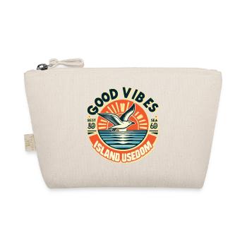 vibes island of usedom holiday sun good beach - Organic Pouch - nature - Front