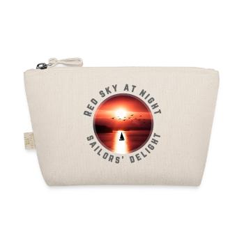 Red sky at night is sailors deligh - Organic Pouch - nature - Front