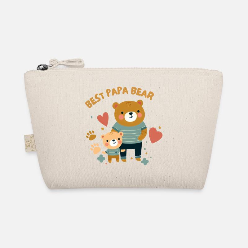 Father's Day. Best Papa Bear Organic Pouch