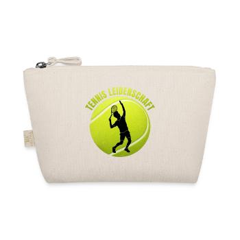 Tennis Leidenschaft - Bio-Täschchen - Natur - Vorne
