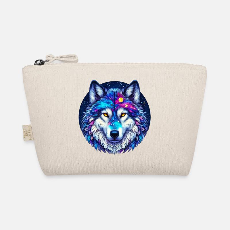 Wolf - Bio-Täschchen - Natur