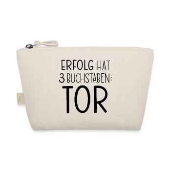 Erfolg hat 3 Buchstaben: TOR - Bio-Täschchen - Natur - Vorne
