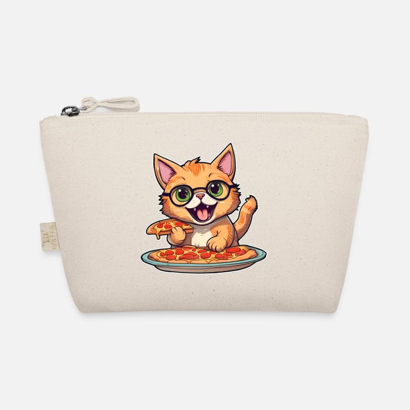 Le chat adore la pizza Trousse biologique