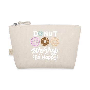 Donut inspirierender Donut - Bio-Täschchen - Natur - Vorne
