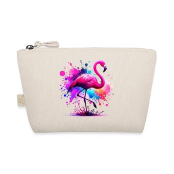 Flamingo - Bio-Täschchen - Natur - Vorne