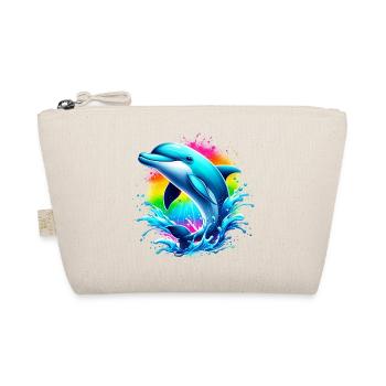 Delfin - Bio-Täschchen - Natur - Vorne