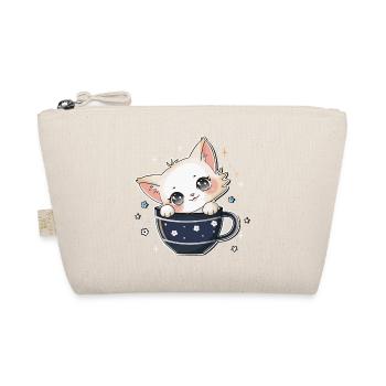Cat Coffee Coffee Mug Cat Lover Catlady - Organic Pouch - nature - Front
