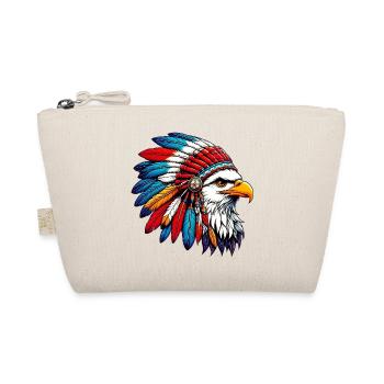 Indianer Adler Amerikanische Rothaut - Bio-Täschchen - Natur - Vorne