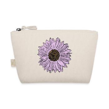 Flower pastel flower flowers pastel flowers lilac - Organic Pouch - nature - Front