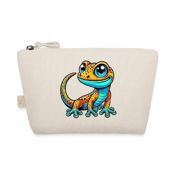 Gecko - Bio-Täschchen - Natur - Vorne