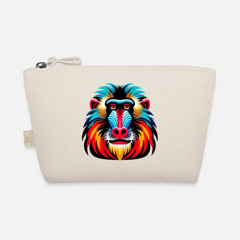 Mandrill-Affe Bio-Täschchen