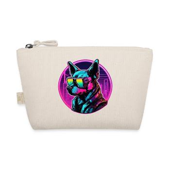 The coolest dog in the club - Organic Pouch - nature - Front