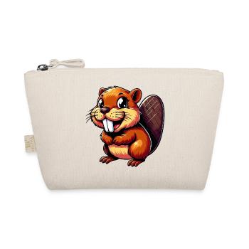 Beaver - Organic Pouch - nature - Front