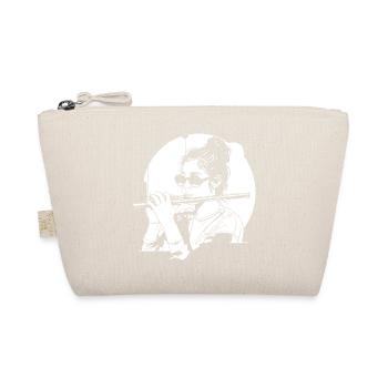 Drawing flutist - Organic Pouch - nature - Front
