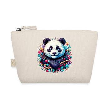 Panda - Bio-Täschchen - Natur - Vorne