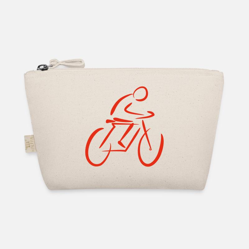 Bicycle stylized Organic Pouch