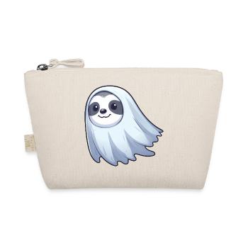 Cute Halloween Sloth Ghosts Ghost Haunted Car - Organic Pouch - nature - Front