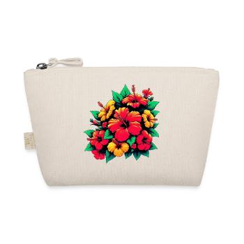 Hibiscus Flowers - Organic Pouch - nature - Front