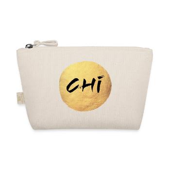 Yoga Kreis Gold Chi Namaste om Shanti deluxe Yogi - Bio-Täschchen - Natur - Vorne