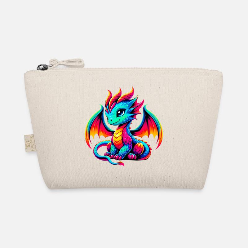 Drache - Bio-Täschchen - Natur