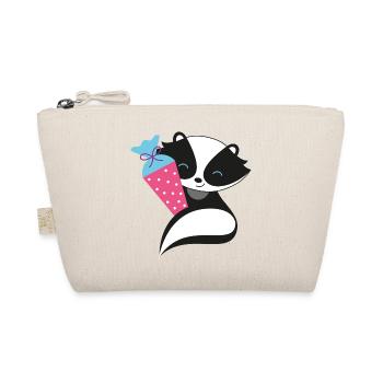 Skunk avec cône d’école inscription à l’école - Trousse biologique - nature - Devant