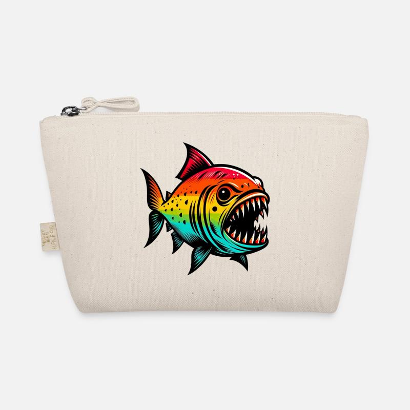 Piranha - Bio-Täschchen - Natur