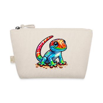 Gecko - Bio-Täschchen - Natur - Vorne