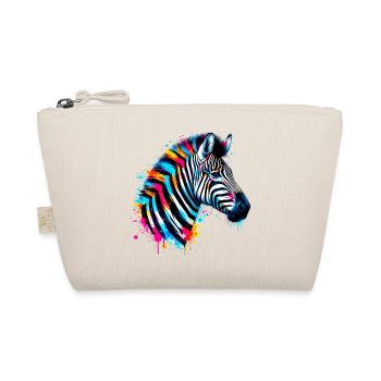Zebra - Bio-Täschchen - Natur - Vorne