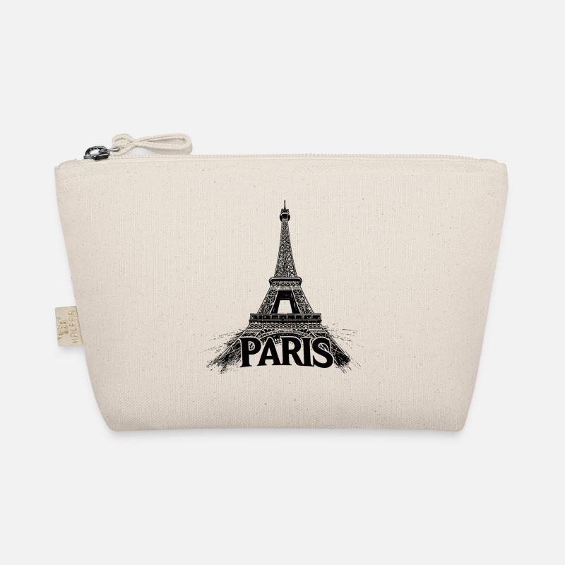 Paris Eiffelturm Frankreich Stadt Skyline Kunst Bio-Täschchen
