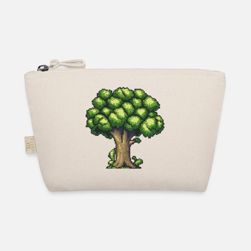 Broccoli Pixel Icon Organic Pouch