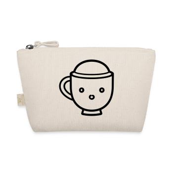 Kaffeebecher - Bio-Täschchen - Natur - Vorne