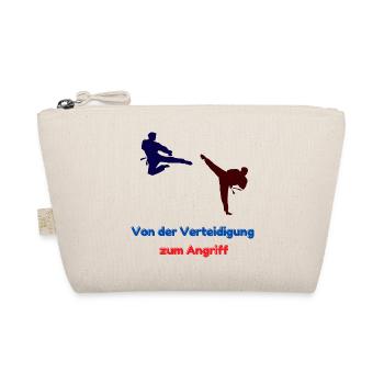 From defense to attack - Organic Pouch - nature - Front