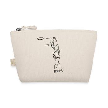 Badminton Girls - Organic Pouch - nature - Front