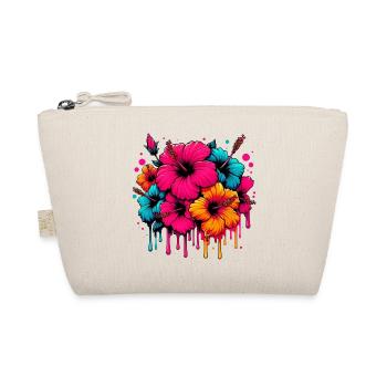 Hibiscus Flowers - Organic Pouch - nature - Front