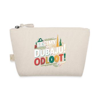 Auf geht es! Wo? Wir fliegen nach Dubai! Odlooot! - Bio-Täschchen - Natur - Vorne