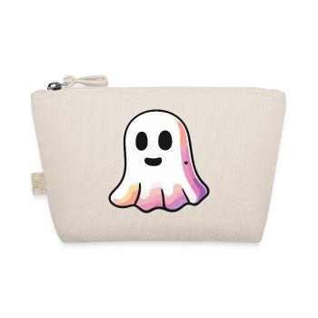 Geist Halloween Niedlich - Bio-Täschchen - Natur - Vorne