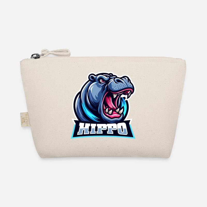 Hippopotamus Organic Pouch