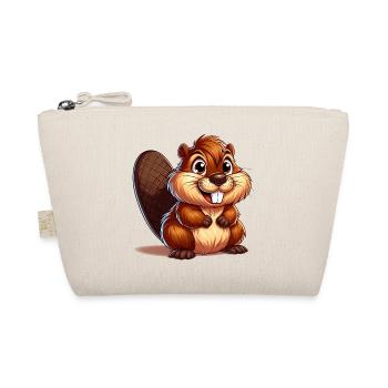 Beaver - Organic Pouch - nature - Front