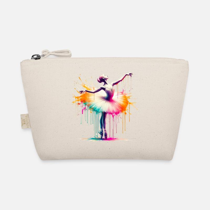 Ballet dancer with tutu Organic Pouch